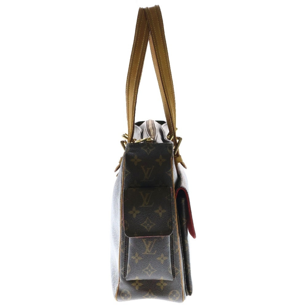 LOUIS VUITTON(ルイヴィトン) モノグラム ミュルティプリ シテ レザートートバッグ M51162 ブラウン