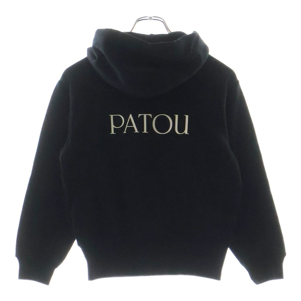 PATOU(パトゥー) バックロゴ ジップパーカー ブラック レディース ES-JE007-95-6