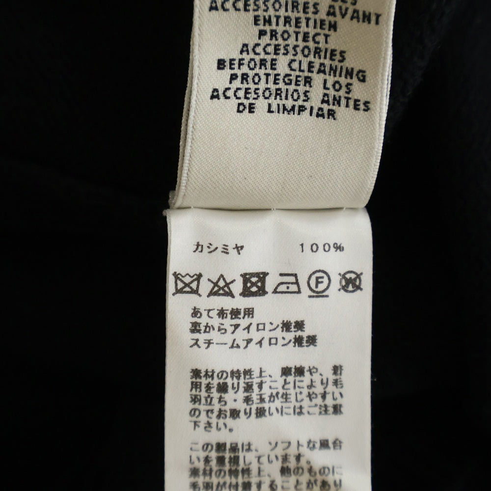 HERMES(エルメス) カシミヤ ニットノースリーブワンピース レディース ブラック