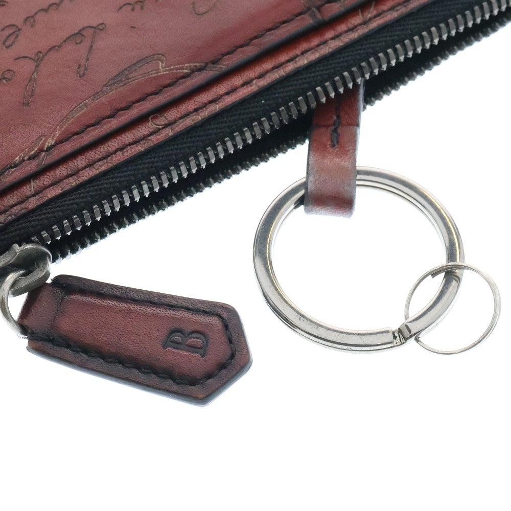 Berluti(ベルルッティ) カリグラフィ スクリット コアマキシ コインケース ブラウン レザー 小物入れ