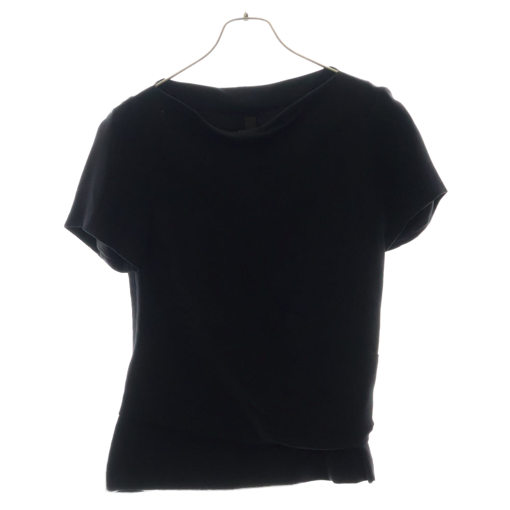 LOUIS VUITTON(ルイヴィトン) シルク半袖ブラウス ブラック RW082B WNBL28SFX レディース