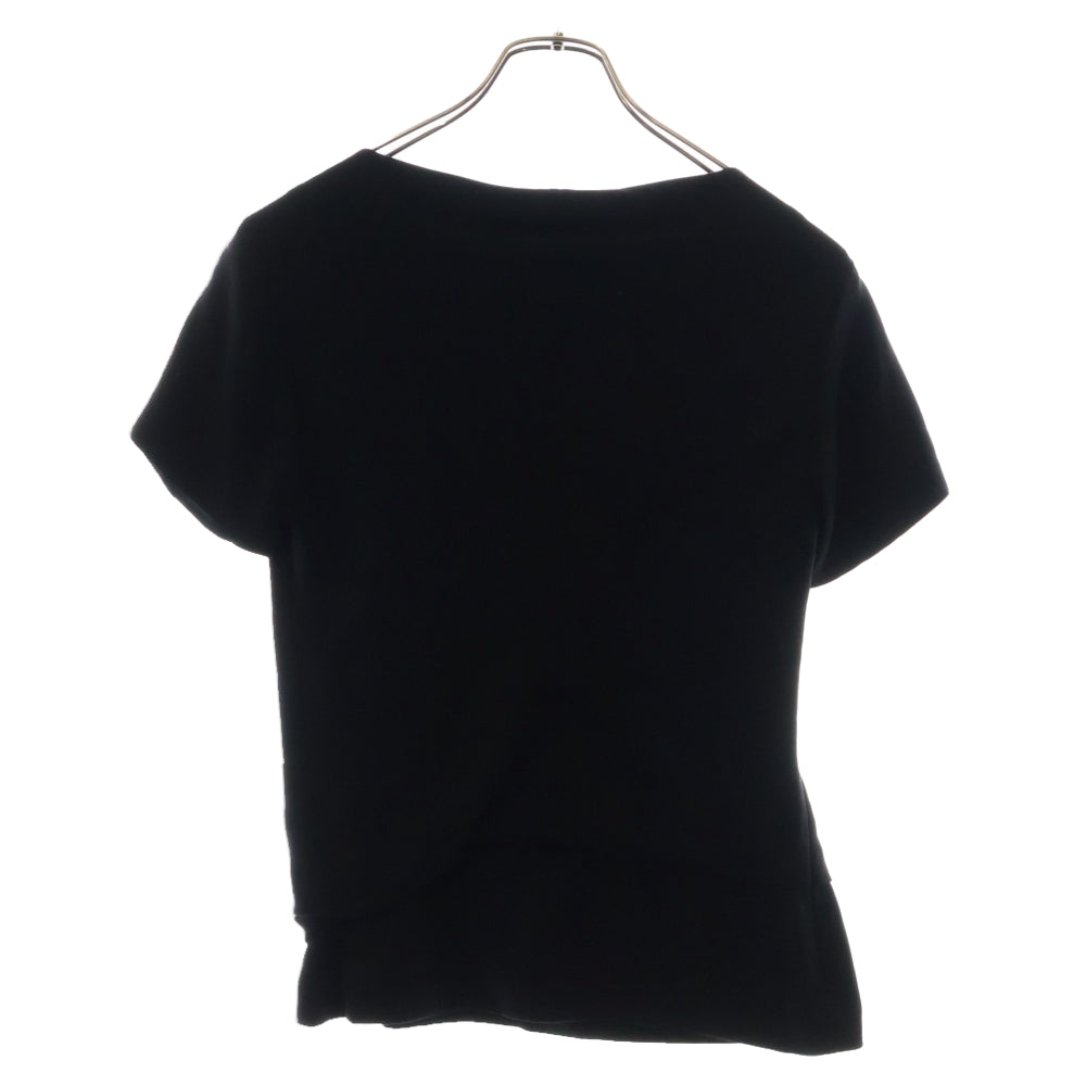 LOUIS VUITTON(ルイヴィトン) シルク半袖ブラウス ブラック RW082B WNBL28SFX レディース