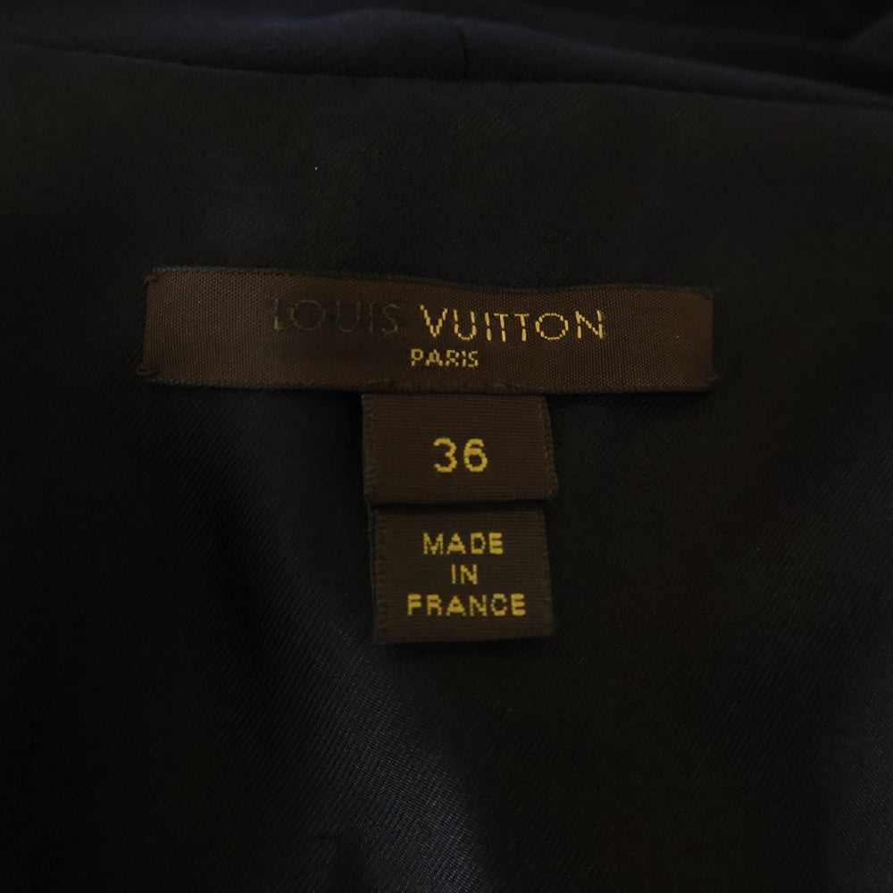 LOUIS VUITTON(ルイヴィトン) シルク半袖ブラウス ブラック RW082B WNBL28SFX レディース