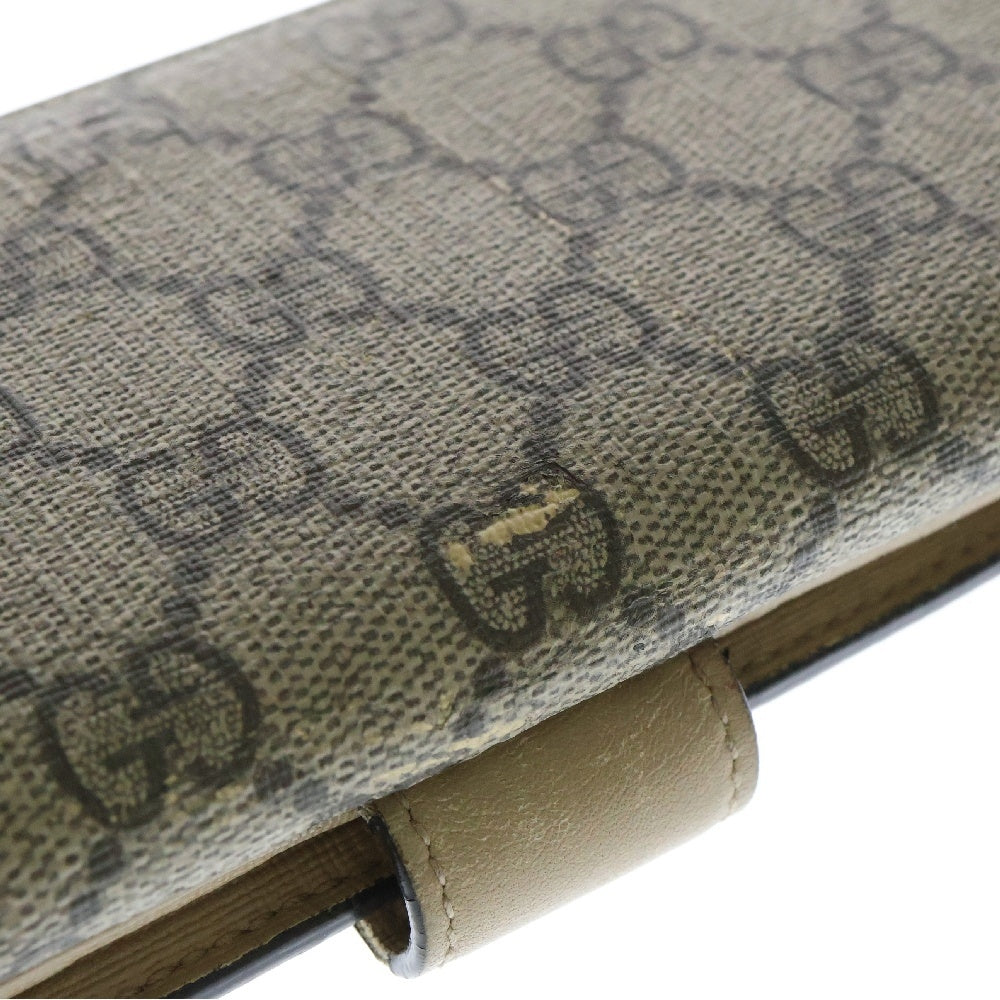 GUCCI(グッチ) GGスプリーム コンチネンタル ロングウォレット 長財布 ベージュ 309754