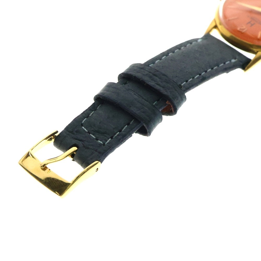 HERMES(エルメス) 腕時計 オレンジ文字盤 GP 手巻き ヴィンテージ