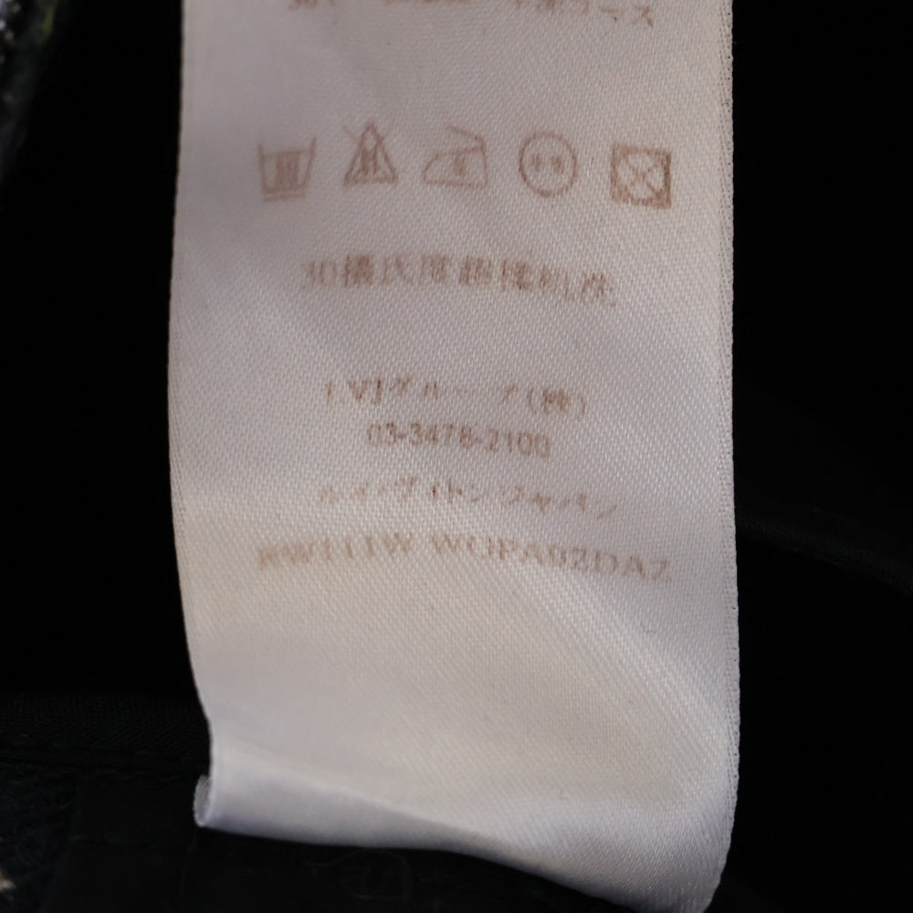 LOUIS VUITTON(ルイヴィトン) モノグラム ステッチ切替 クロップドデニム グレー×マルチ レディース RW111W WOPA02DAZ