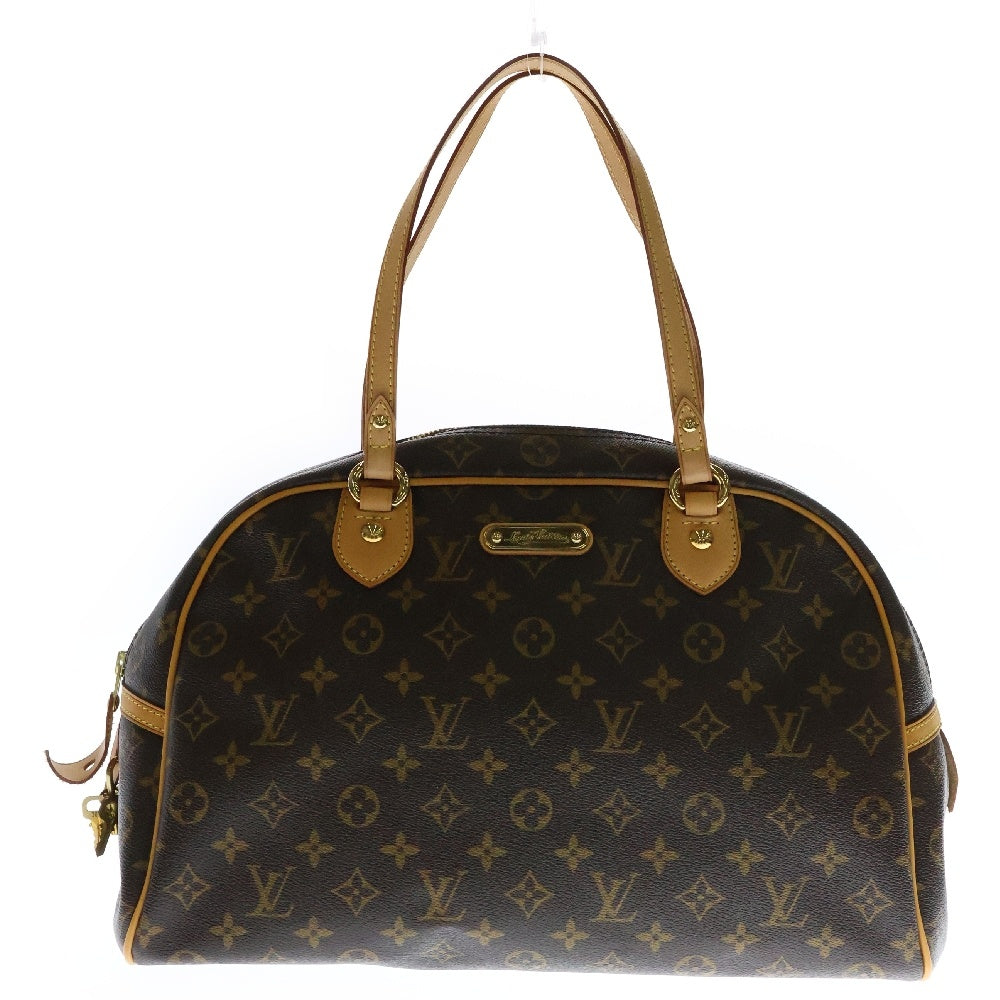 LOUIS VUITTON(ルイヴィトン) モノグラム モントルグイユGM ハンドバッグ トートバッグ ブラウン PVCレザー M95566
