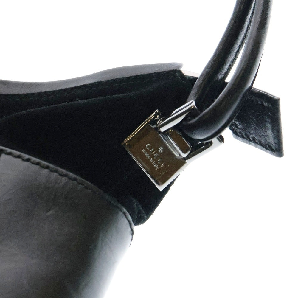 GUCCI(グッチ) ワンショルダーバッグ ブラック レザー×スエード