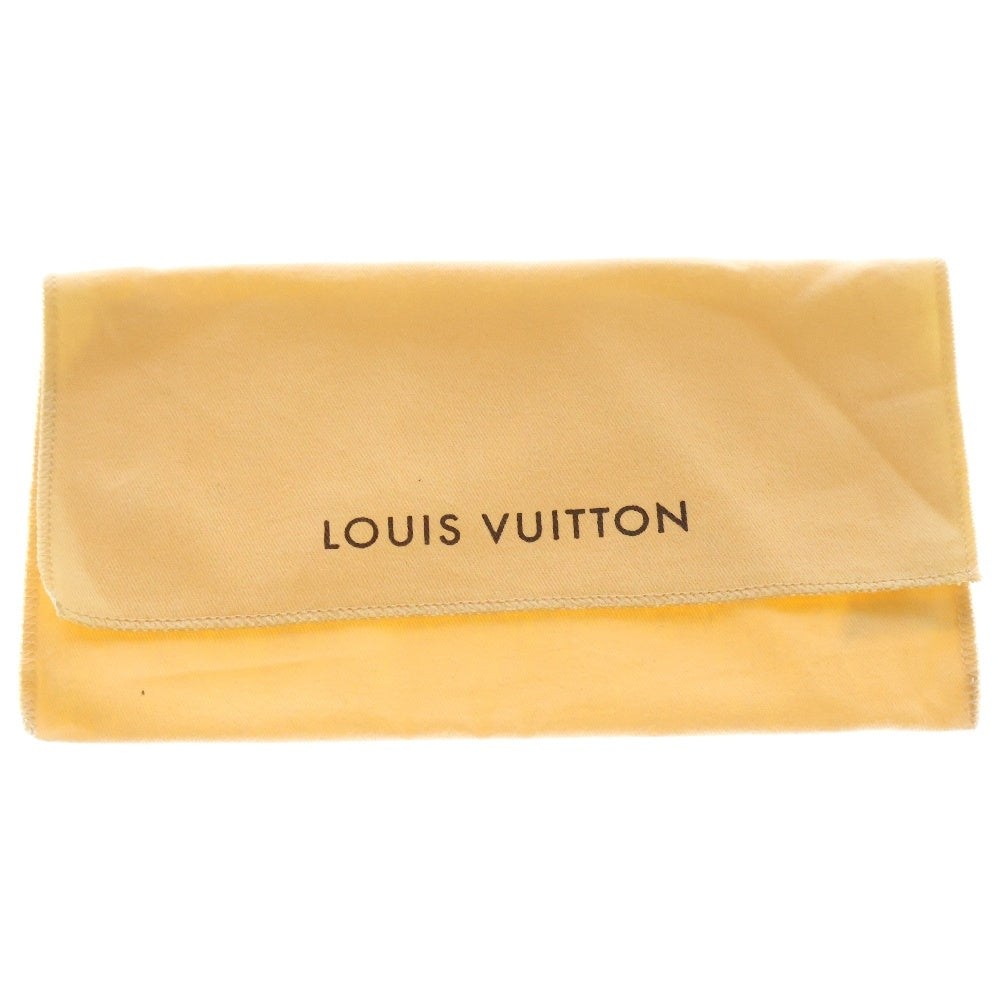 LOUIS VUITTON(ルイヴィトン) ダミエ ジッピーウォレット 長財布 ブラウン ゴールド金具 PVC N60015