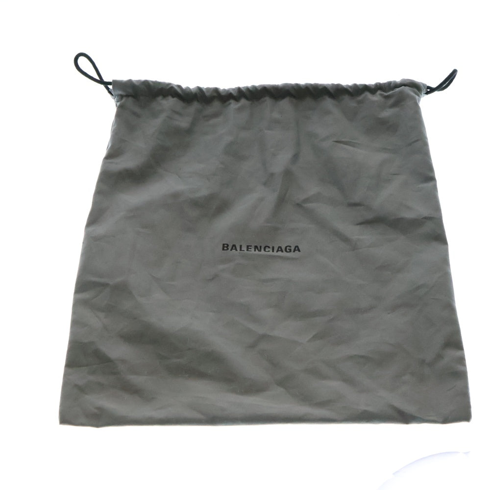 BALENCIAGA(バレンシアガ) 帽子 キャンペーンロゴ刺繍 ダメージ加工 ピアス ベースボールキャップ ブルー コットン #L 766855 410B2
