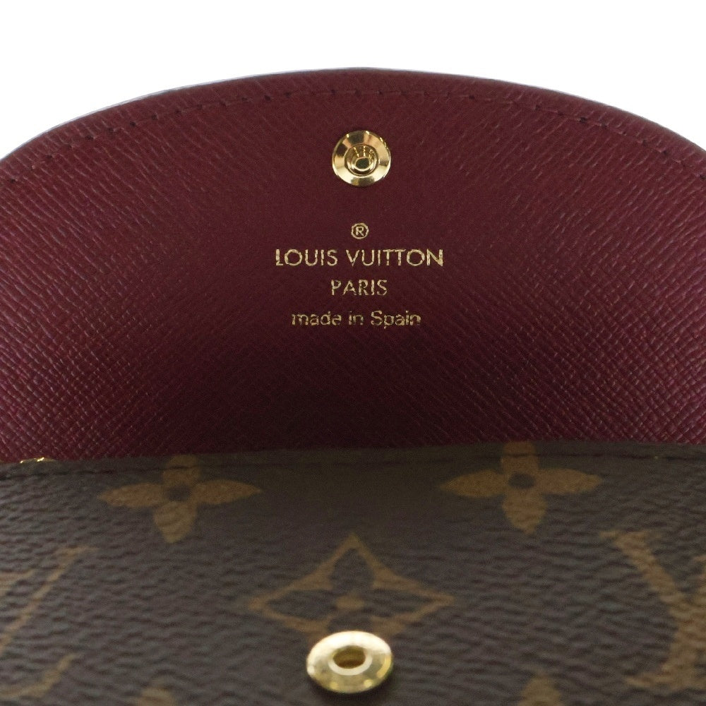LOUIS VUITTON(ルイヴィトン) モノグラム ポルトモネ・ロザリ フューシャ 三つ折り財布 ブラウン RFID M41939