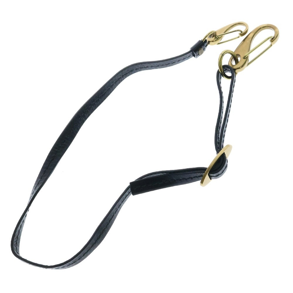 GUCCI(グッチ) ハンドバッグ ストラップのみ 黒 レザー ワンショルダーバッグ