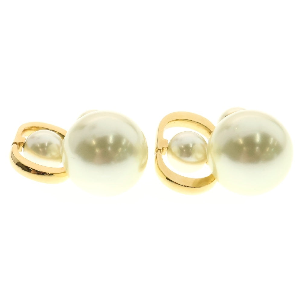DIOR(ディオール) Tribales トライバル パール ピアス CDロゴ ゴールド GP アクセサリー