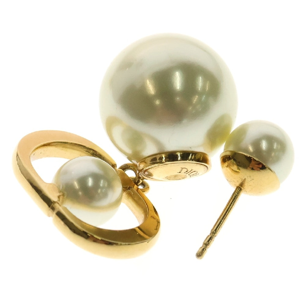 DIOR(ディオール) Tribales トライバル パール ピアス CDロゴ ゴールド GP アクセサリー