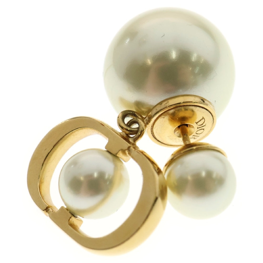 DIOR(ディオール) Tribales トライバル パール ピアス CDロゴ ゴールド GP アクセサリー