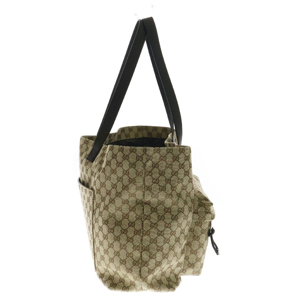 GUCCI(グッチ) GGキャンバス ラージ トートバッグ ブラウン 802166