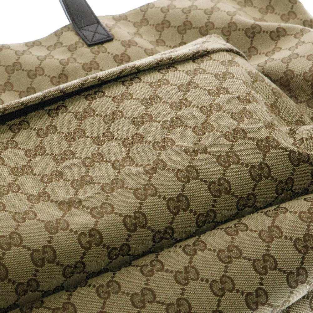 GUCCI(グッチ) GGキャンバス ラージ トートバッグ ブラウン 802166