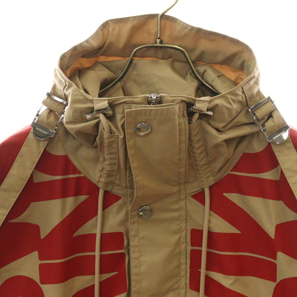 BURBERRY(バーバリー) 22SS ユニバーサル パスポート ナイロン ハーフジップ アノラックパーカー ジャケット 8051865 ベージュ