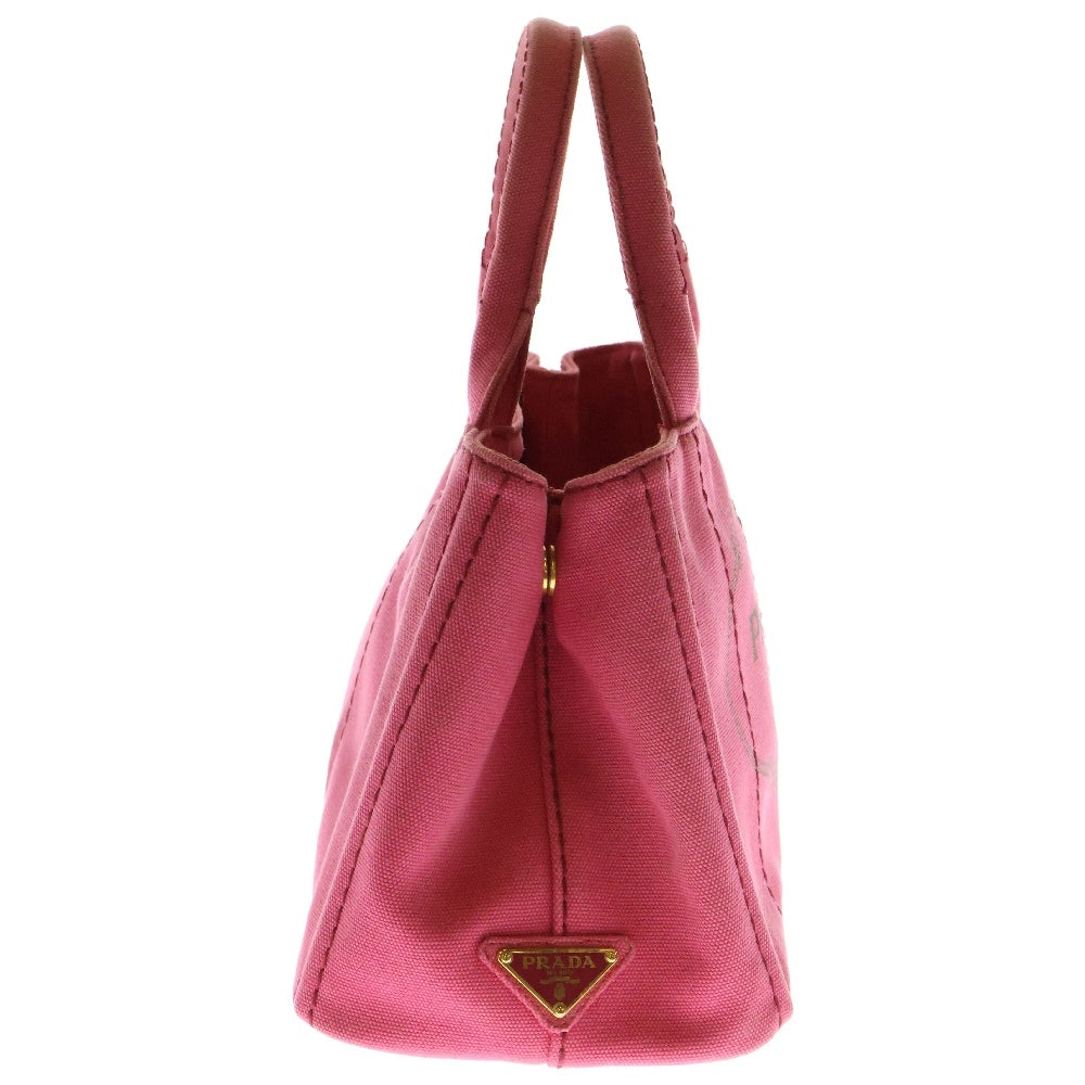 PRADA(プラダ) カナパトート ミニ 2wayハンドバッグ ピンク キャンバス 1BG439