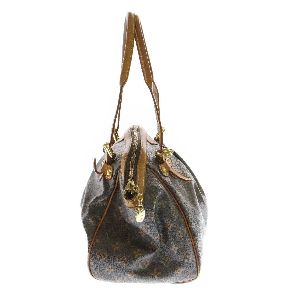 LOUIS VUITTON(ルイヴィトン) モノグラム ティボリGM レザー ハンドバッグ ブラウン レディース M40144