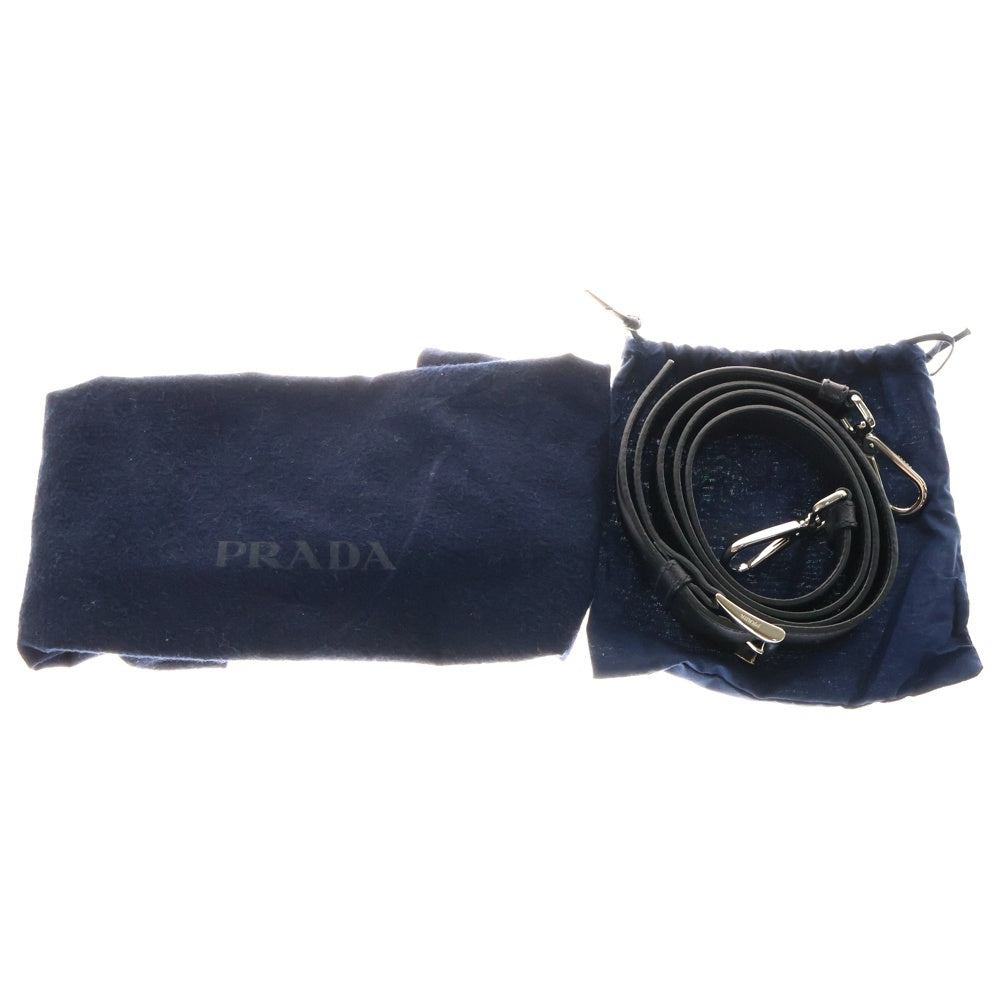 PRADA(プラダ) サフィアーノ ブリーフケース 黒 レザー ビジネスバッグ