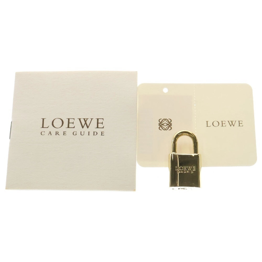 LOEWE(ロエベ) ヘリテージ ショルダーバッグ ロゴ 黒 レザー