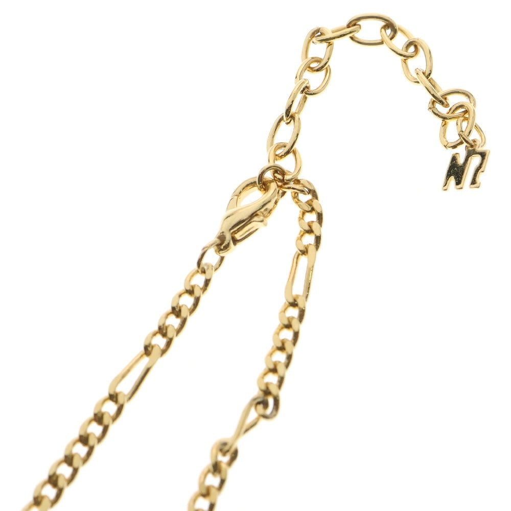 NINA RICCI(ニナリッチ) ネックレス ハートモチーフ ペンダント チェーン ゴールド×シルバー GP