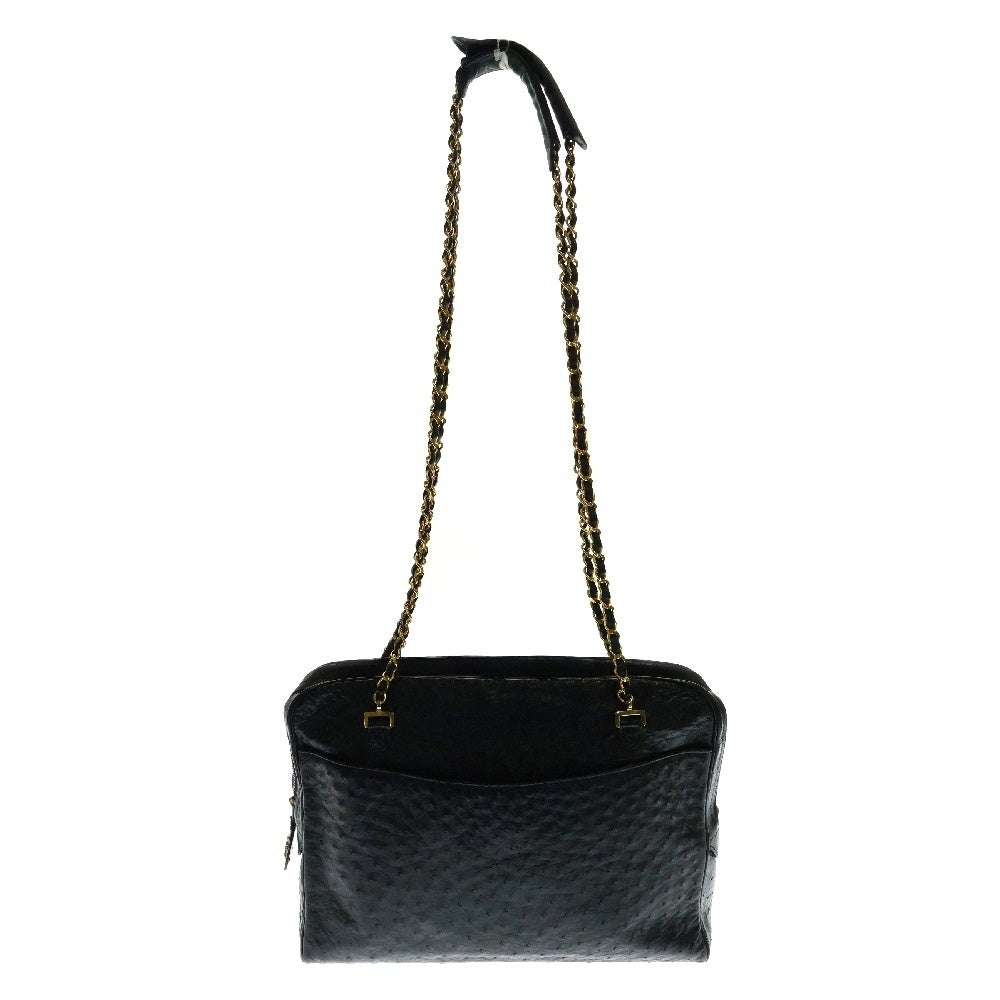CHANEL(シャネル) チェーンショルダーバッグ ブラック ゴールド金具