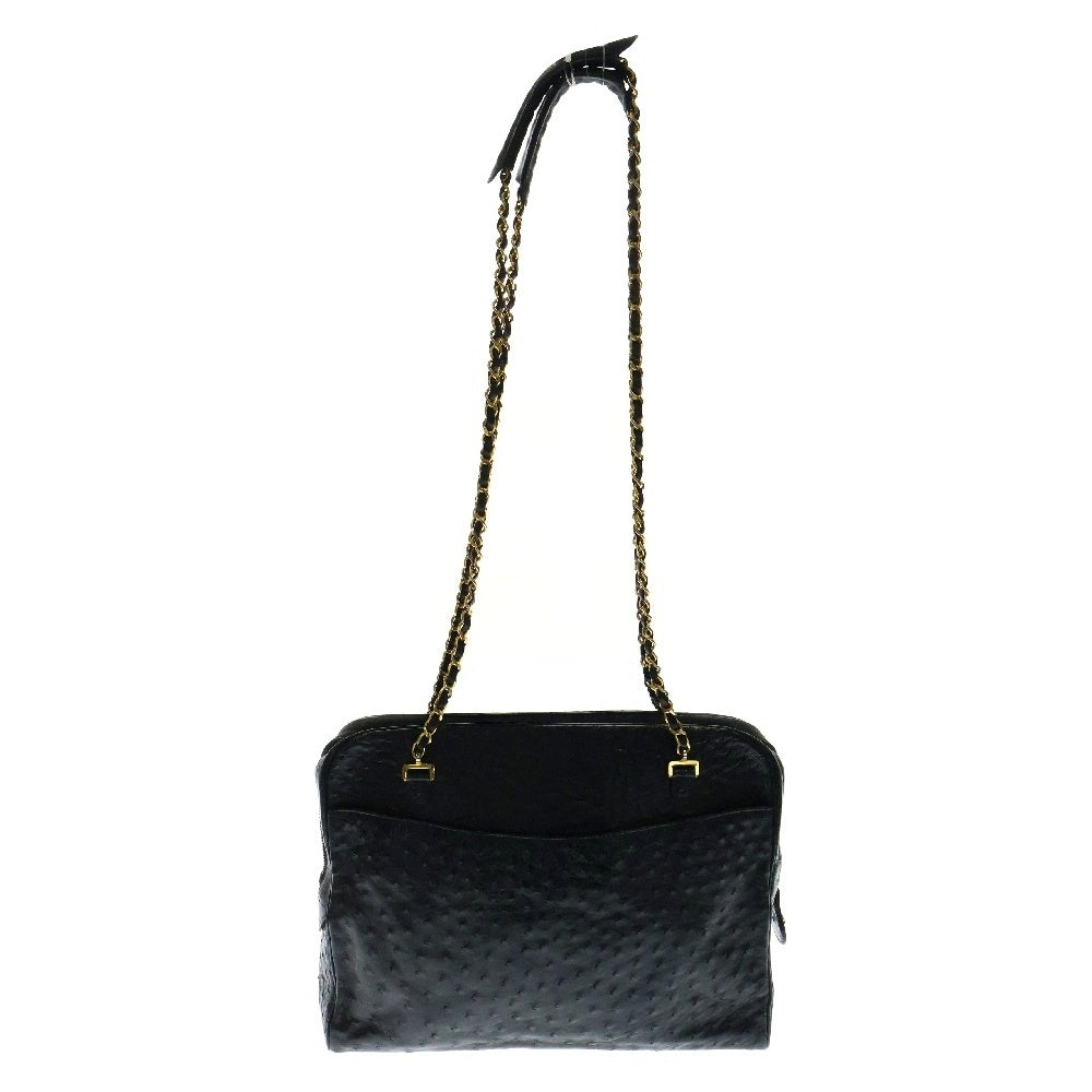 CHANEL(シャネル) チェーンショルダーバッグ ブラック ゴールド金具