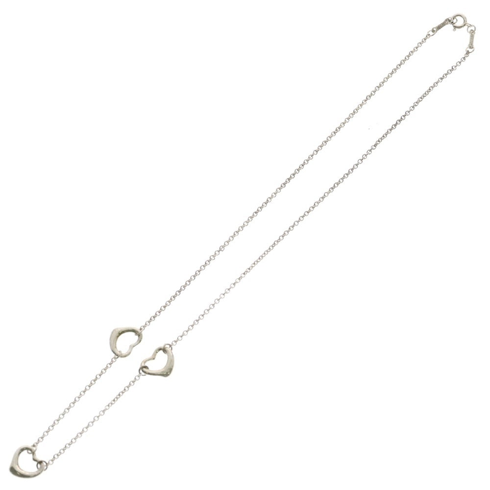 TIFFANY&Co(ティファニー) オープンハート 3P ネックレス Ag925 SV シルバー アクセサリー