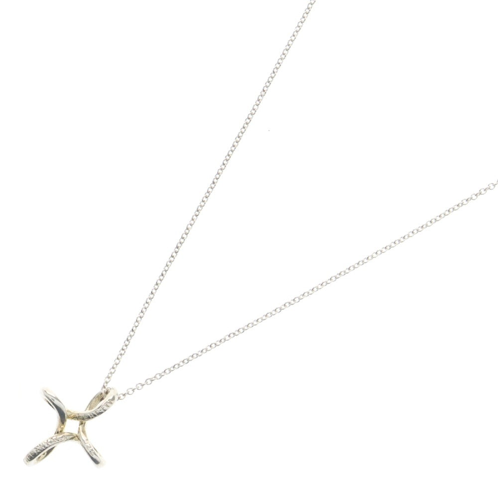TIFFANY&Co(ティファニー) インフィニティクロス チェーンネックレス ペンダント シルバー レディース