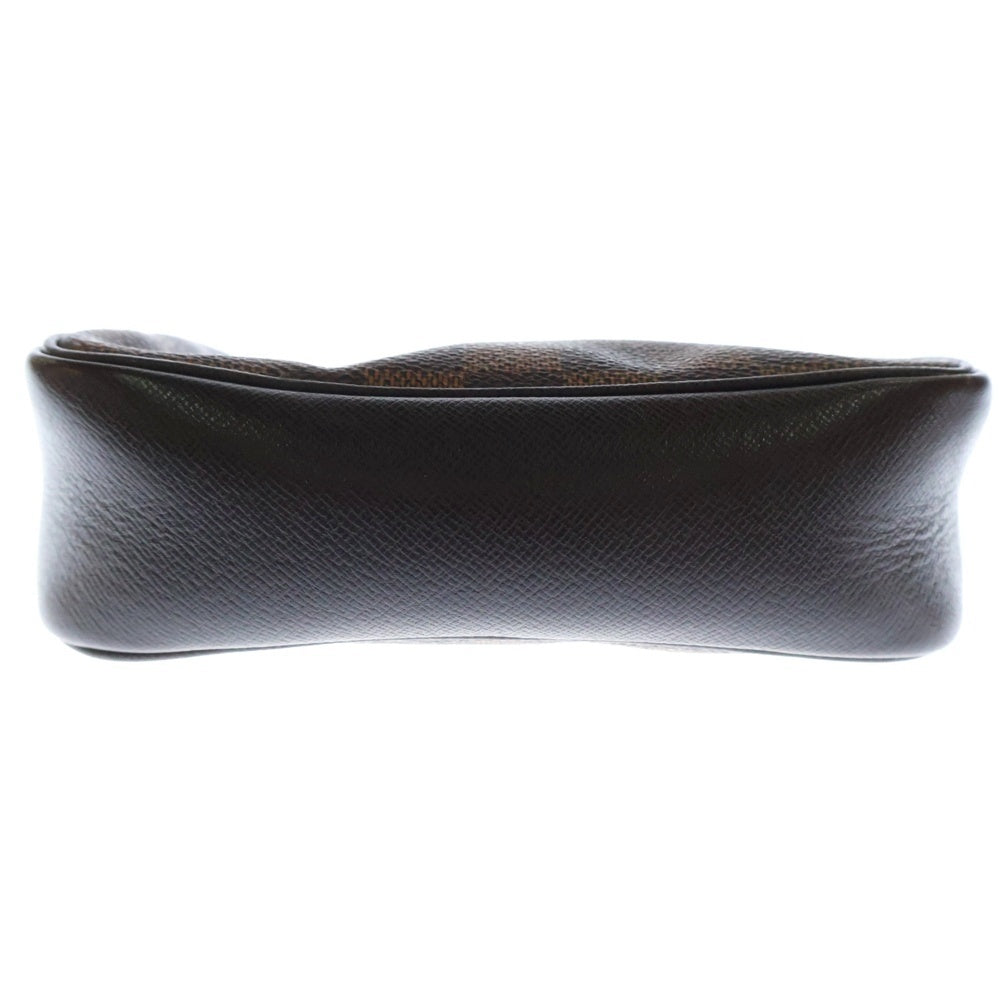 LOUIS VUITTON(ルイヴィトン) ダミエ トゥルースメイクアップ ミニバッグ ポーチ ハンドバッグ ブラウン ゴールド金具 レザー×PVC N51982