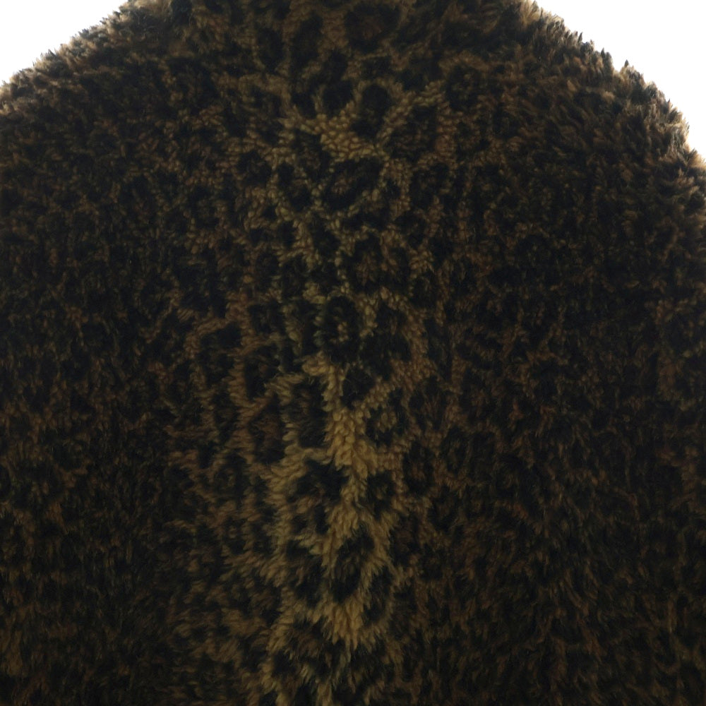 BALENCIAGA(バレンシアガ) Beige Leopard Zip-Up Jacket ベージュ レオパード ジップアップファージャケット ブルゾン ベージュ レディース 622957 TLQ14