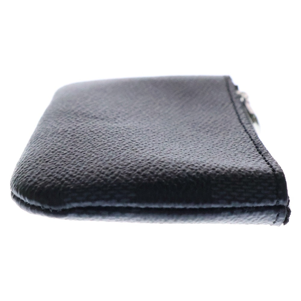 LOUIS VUITTON(ルイヴィトン) ダミエグラフィット ポシェットクレ コインケース 黒 PVCレザー N60155