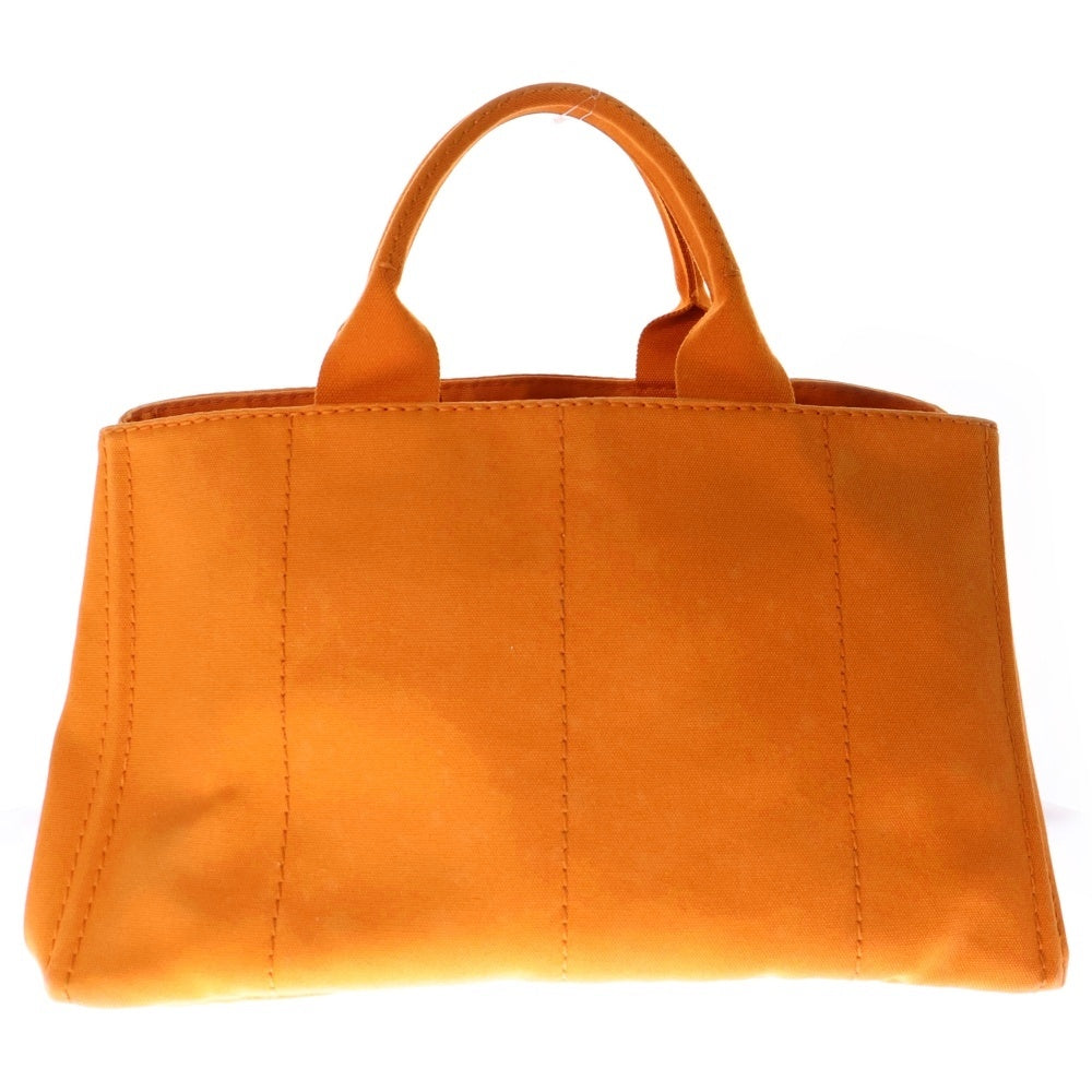 PRADA(プラダ) カナパ L オレンジ キャンバス ハンドバッグ BN1872