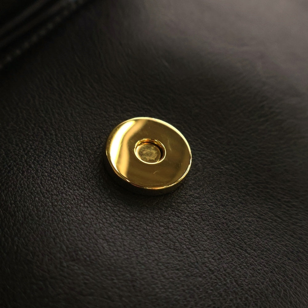 GUCCI(グッチ) バンブー 2wayチェーンショルダーバッグ ハンドバッグ ブラック ゴールド金具 レザー 675795