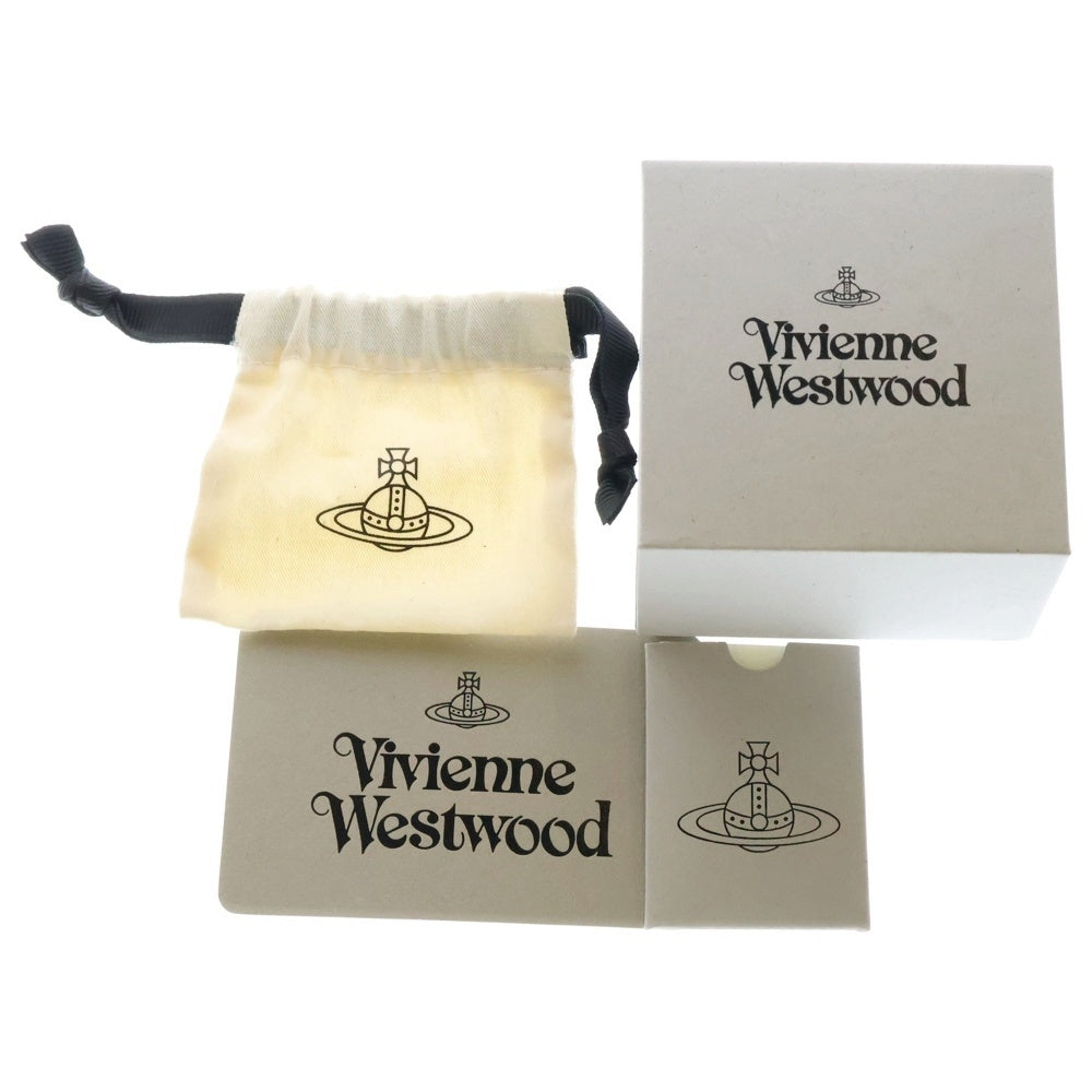 Vivienne Westwood(ヴィヴィアンウエストウッド) ディアマンテ ハートリング SV925 シルバー×レッド 指輪 #11.5 6.1g