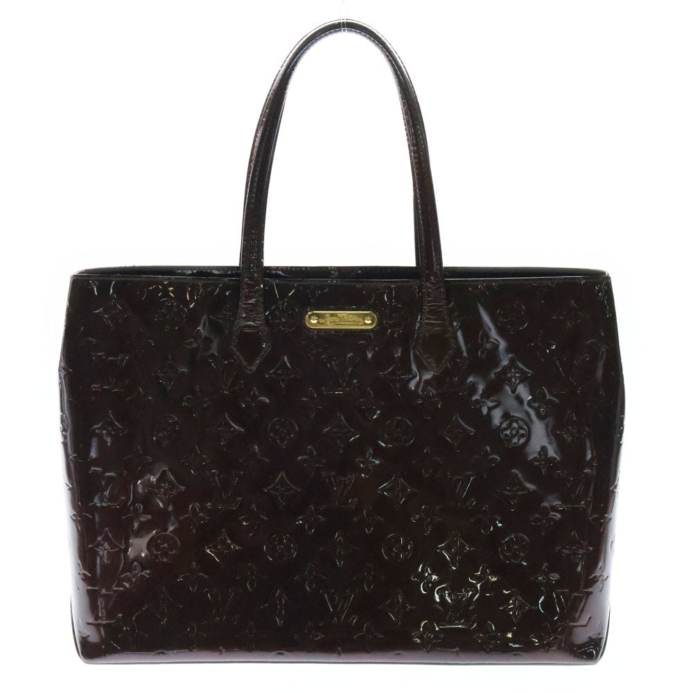 LOUIS VUITTON(ルイヴィトン) モノグラムヴェルニ ウィルシャーMM アマラント M91645 トートバッグ