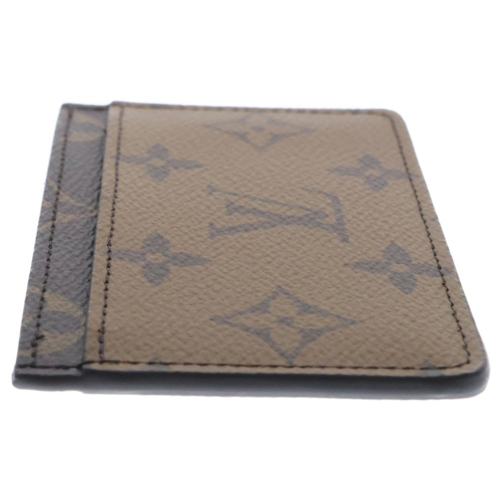 LOUIS VUITTON(ルイヴィトン) モノグラムリバース ポルトカルトサーンプル カードケース パスケース ブラウン PVCレザー M69161