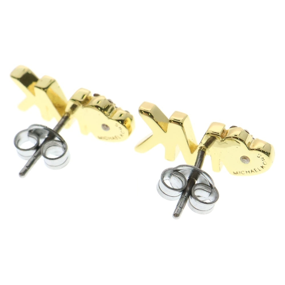 MICHAEL KORS(マイケルコース) ロゴ ラインストーン ハート ピアス GP アクセサリー