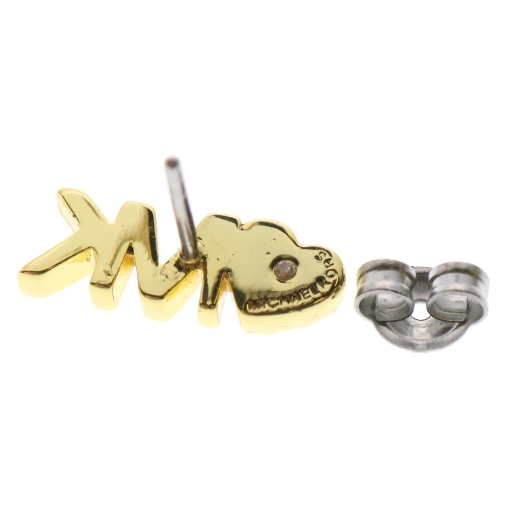 MICHAEL KORS(マイケルコース) ロゴ ラインストーン ハート ピアス GP アクセサリー