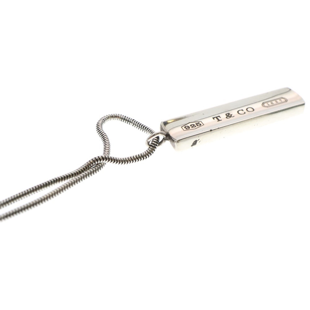 TIFFANY&Co(ティファニー) 1837 ナローバー ネックレス ペンダント スネークチェーン SV925 シルバー