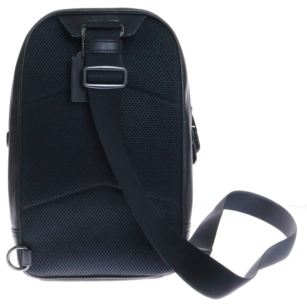 COACH(コーチ) グラハム ショルダーバッグ 黒 レザー ボディバッグ C2931