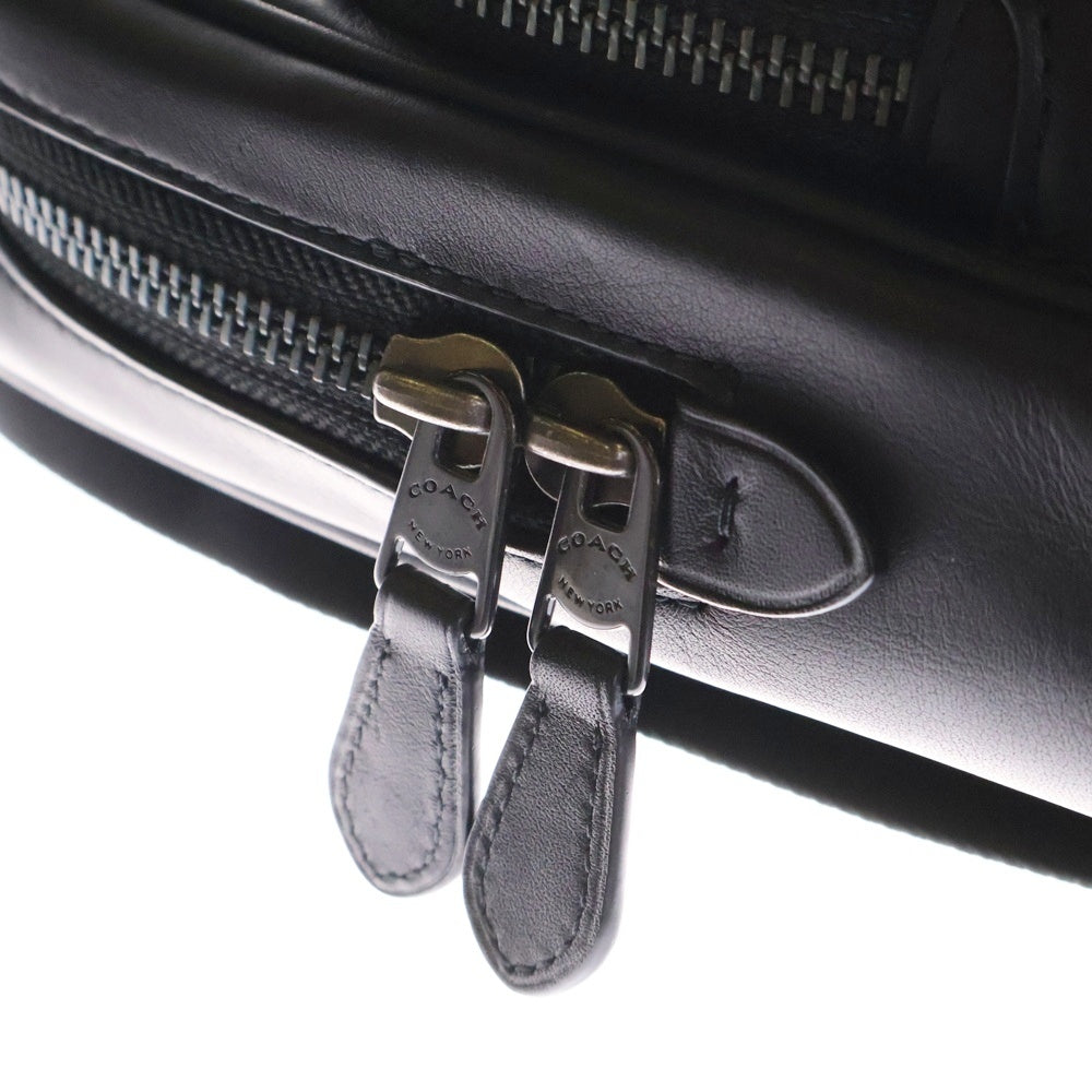 COACH(コーチ) グラハム ショルダーバッグ 黒 レザー ボディバッグ C2931