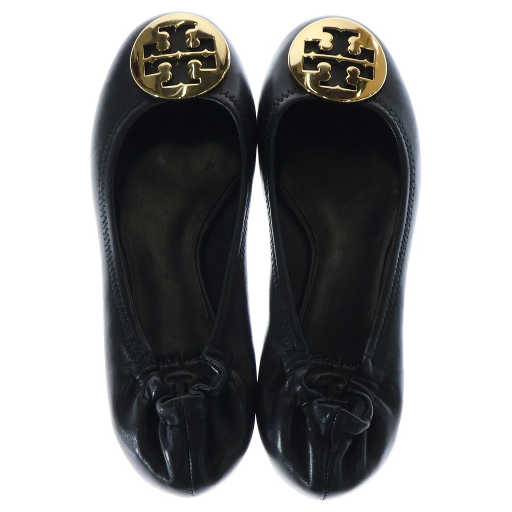 TORY BURCH(トリー バーチ) バレエシューズ ブラック レザー 6M