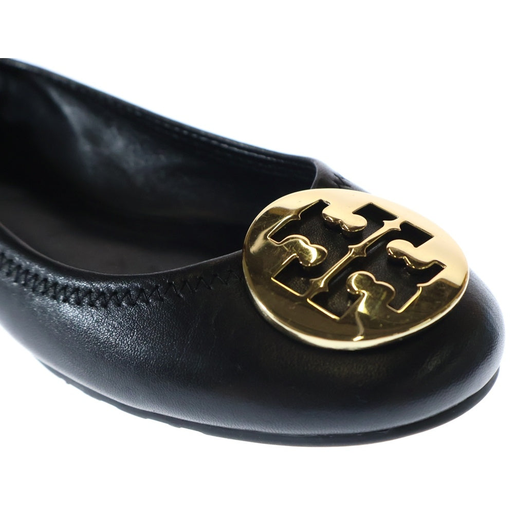 TORY BURCH(トリー バーチ) バレエシューズ ブラック レザー 6M