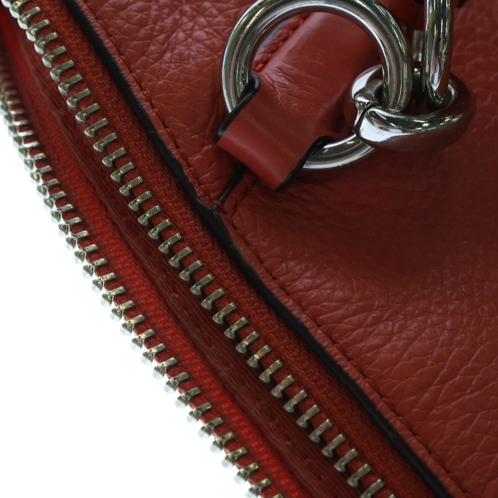 COACH(コーチ) 2wayバッグ ハンドバッグ レッド レザー