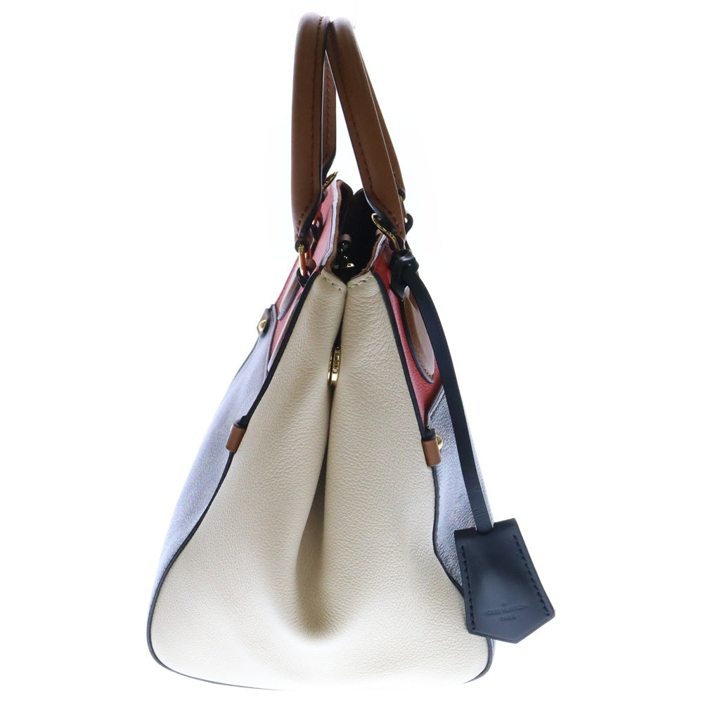 LOUIS VUITTON(ルイヴィトン) モノグラム フォードトート PM カバン ハンドバッグ ブラウン×レッド M45389