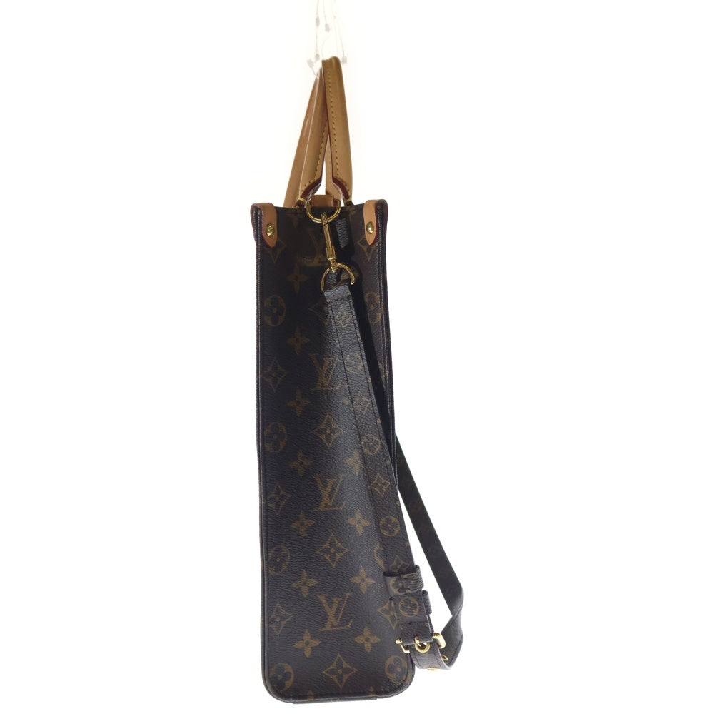 LOUIS VUITTON(ルイヴィトン) モノグラム サックプラPM レザー2WAYハンドバッグ ショルダーバッグ ブラウン M46263