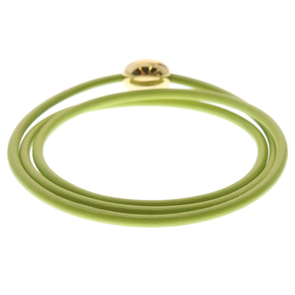 LOEWE(ロエベ) ペブル ブレスレット グリーン レザー アクセサリー